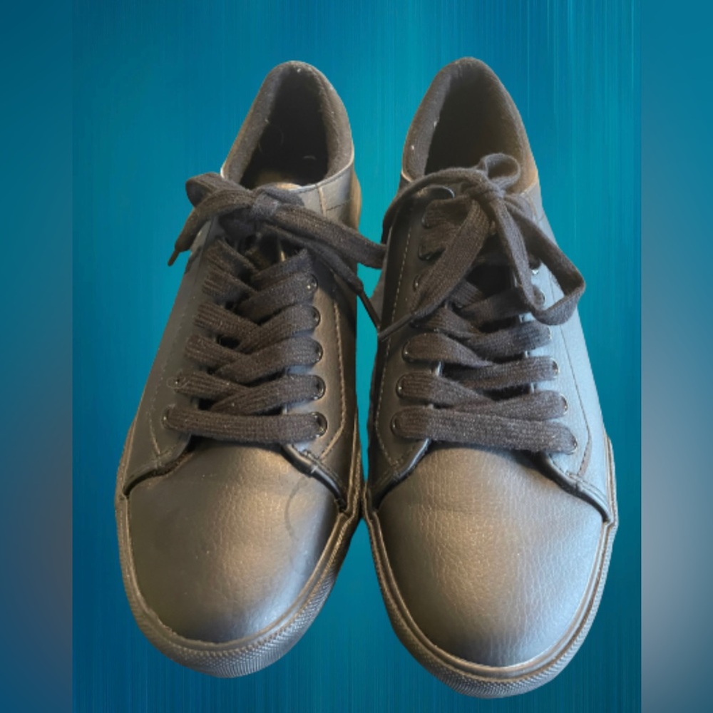 Polo Ralph‎ Lauren Hugh Lace-Up Trainers; black